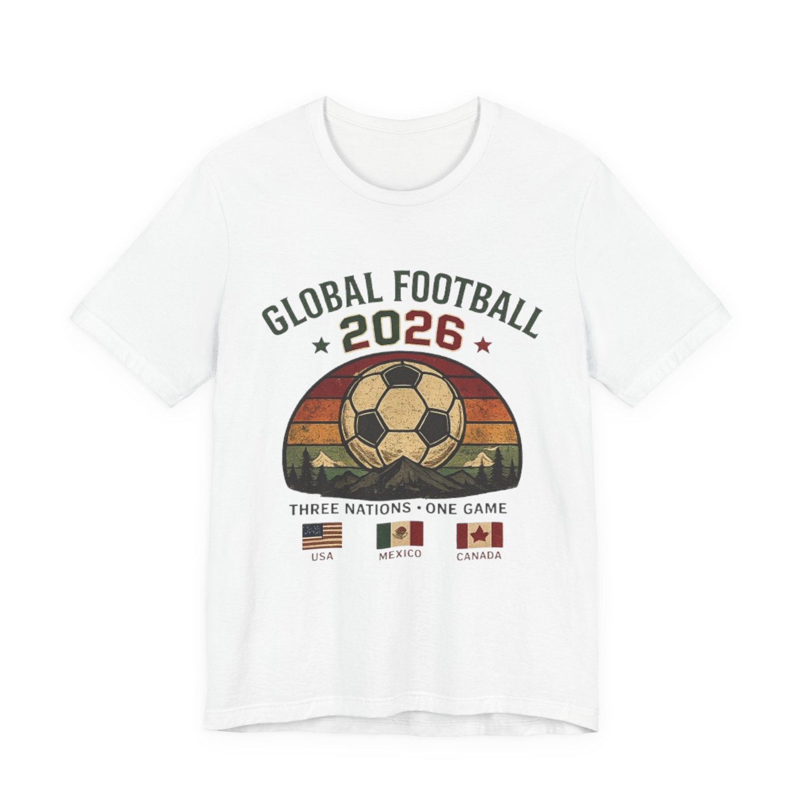 Global Football 2026 Tee | USA Mexico Canada Soccer Shirt