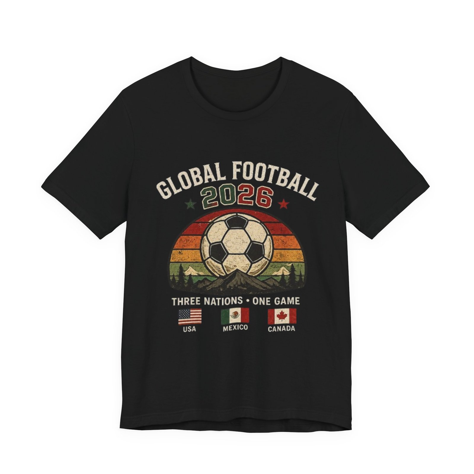 Global Football 2026 Tee | USA Mexico Canada Soccer Shirt - Image 5